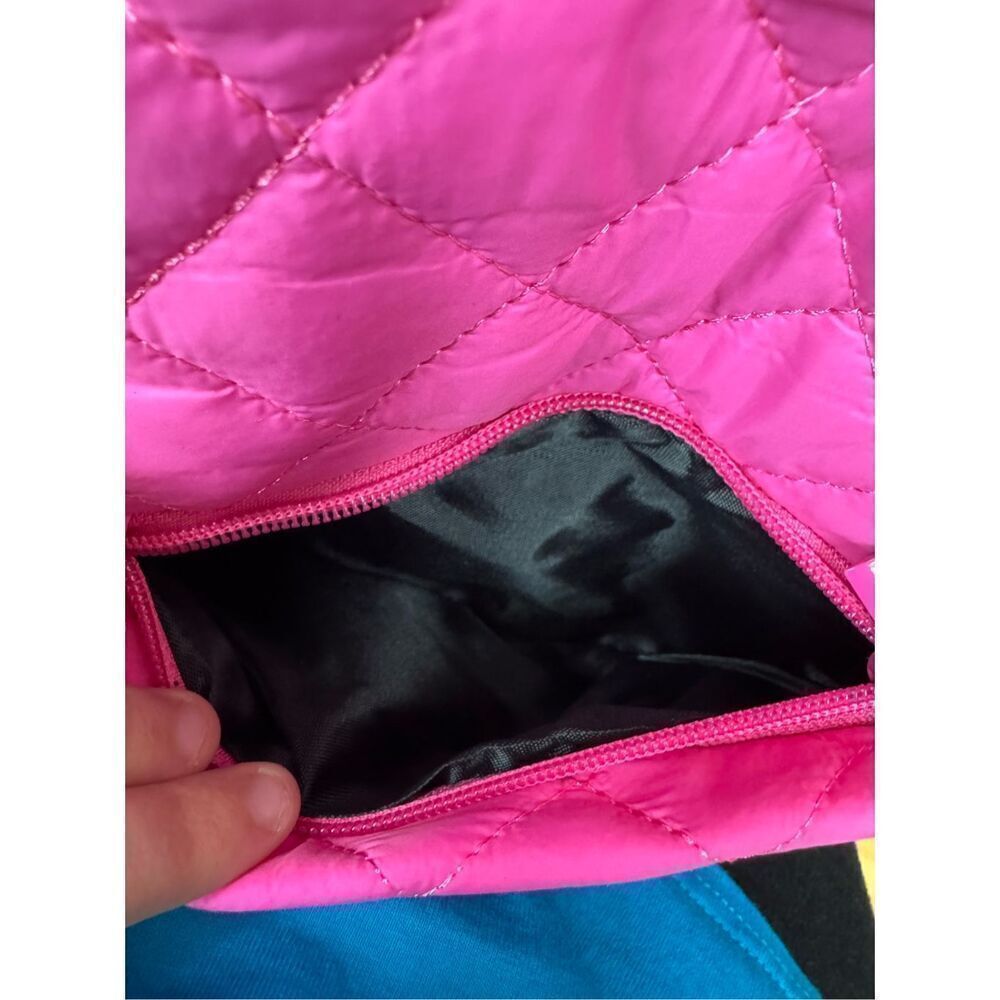 NWT Pink Quilted Puffer Mini Backpack - Picture 3 of 6